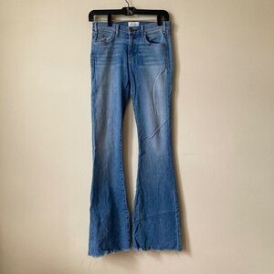 McGuire Majorelle Flare Raw Hem Jeans